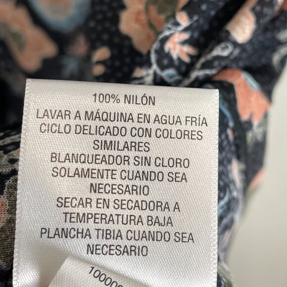 Style&co. Womens Plus 2X Floral Button up Blouse Long Sleeve Shirt Top - Picture 4 of 9